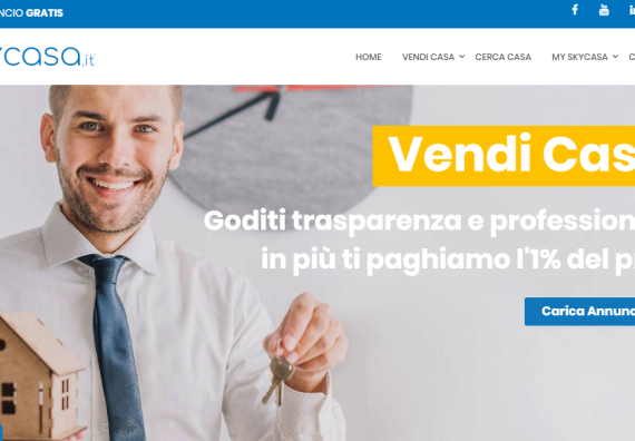 SkyCasa.it: l’agenzia immobiliare online che paga il venditore